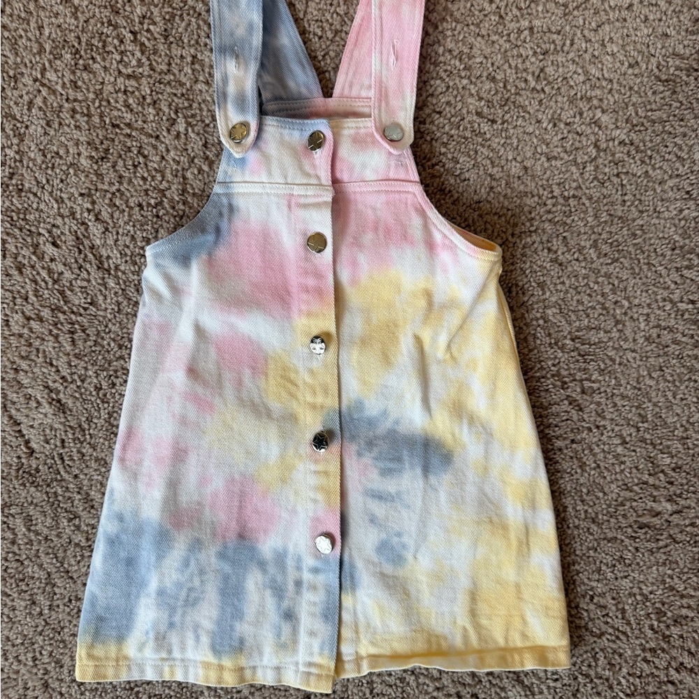 Lola and the Buys Tie-Dye Overall Dress